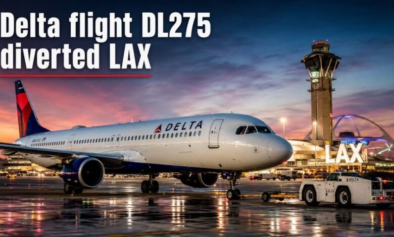 Delta flight DL275 diverted LAX