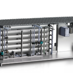 Containerized Water Treatment System with integrated treatment equipment