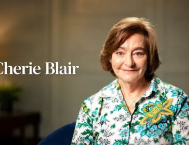 Cherie Blair, British barrister and founder of the Cherie Blair Foundation for Women