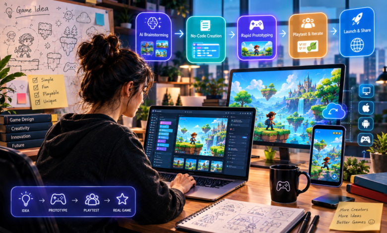 The Future of Game Design With AI and No-Code Tools